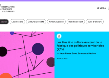 L’Observatoire des Politiques Culturels lance son média web (et on se réjouit)