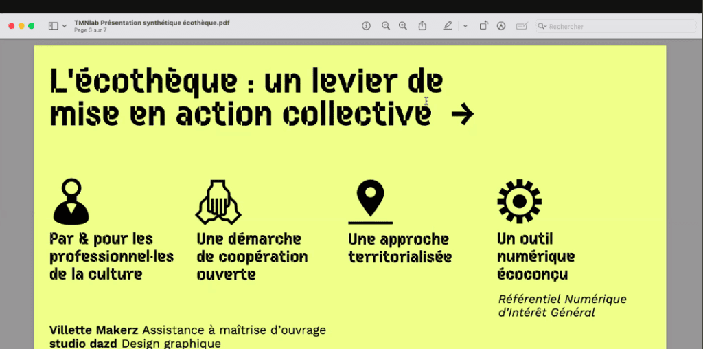 Café TMNlab : retour d’usage sur l’écothèque, la plateforme collaborative des Augures