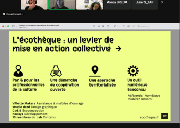 Café TMNlab : retour d’usage sur l’écothèque, la plateforme collaborative des Augures